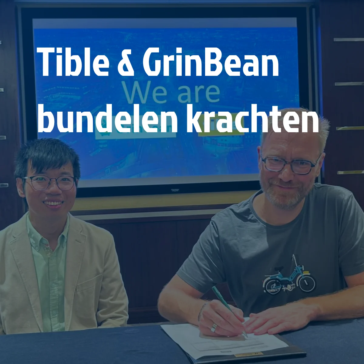 Een bijzondere stap in Hong Kong: Tible en GrinBean bundelen de krachten
