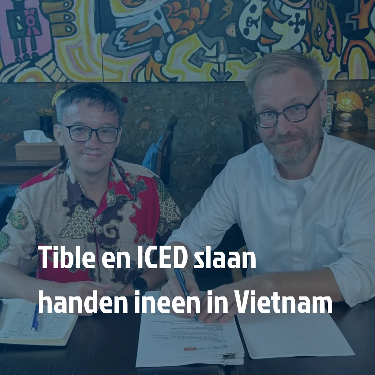 Tible en ICED tekenen LOI voor slimme afvalscheiding in Vietnam