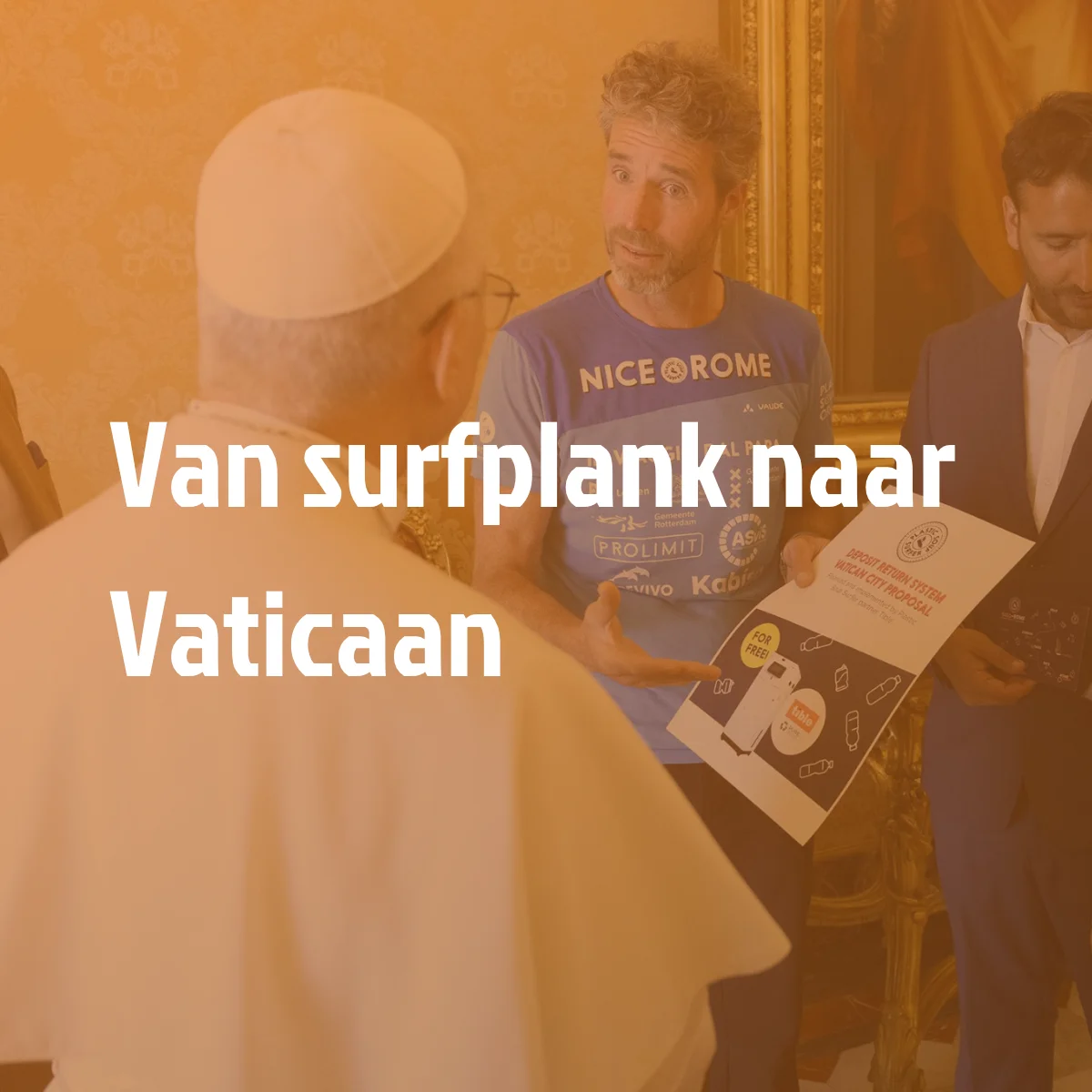 Tegen de stroom in naar Rome