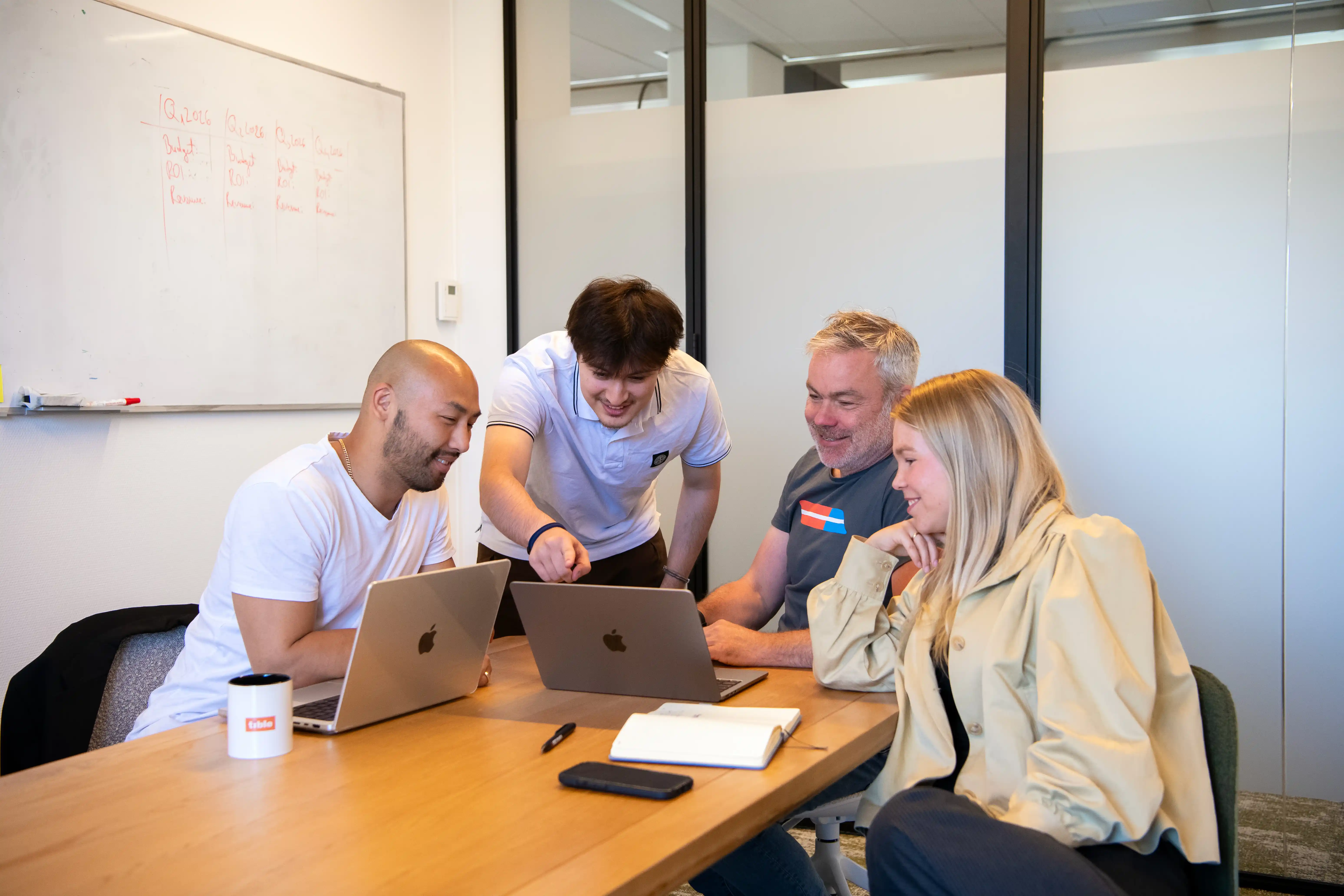 Tible team collaborating